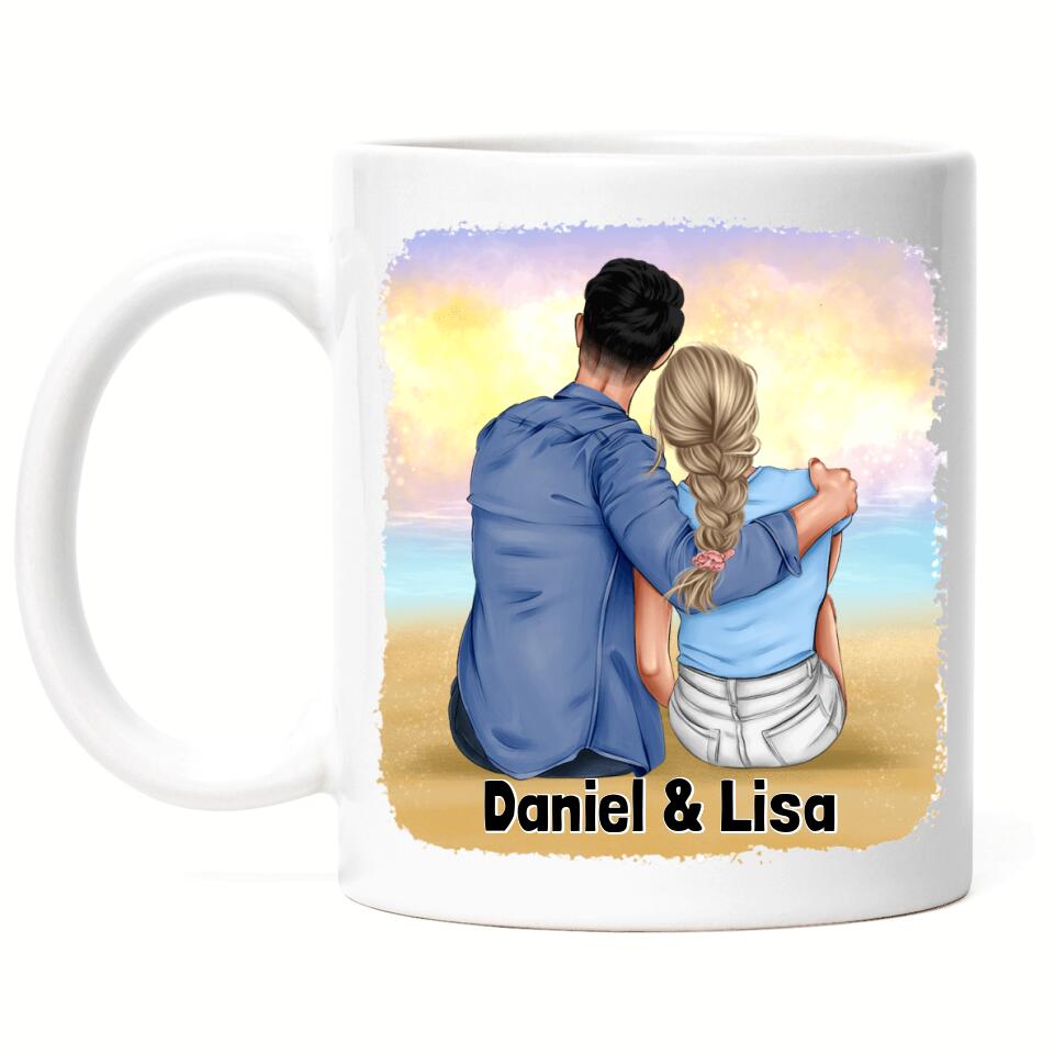 Pärchen Tasse - Personalisiert -F09