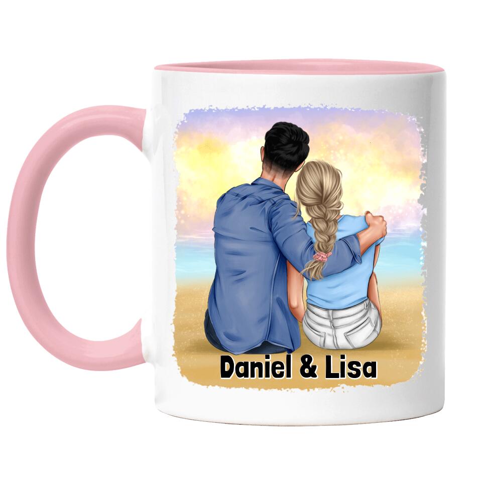 Pärchen Tasse - Personalisiert -F09