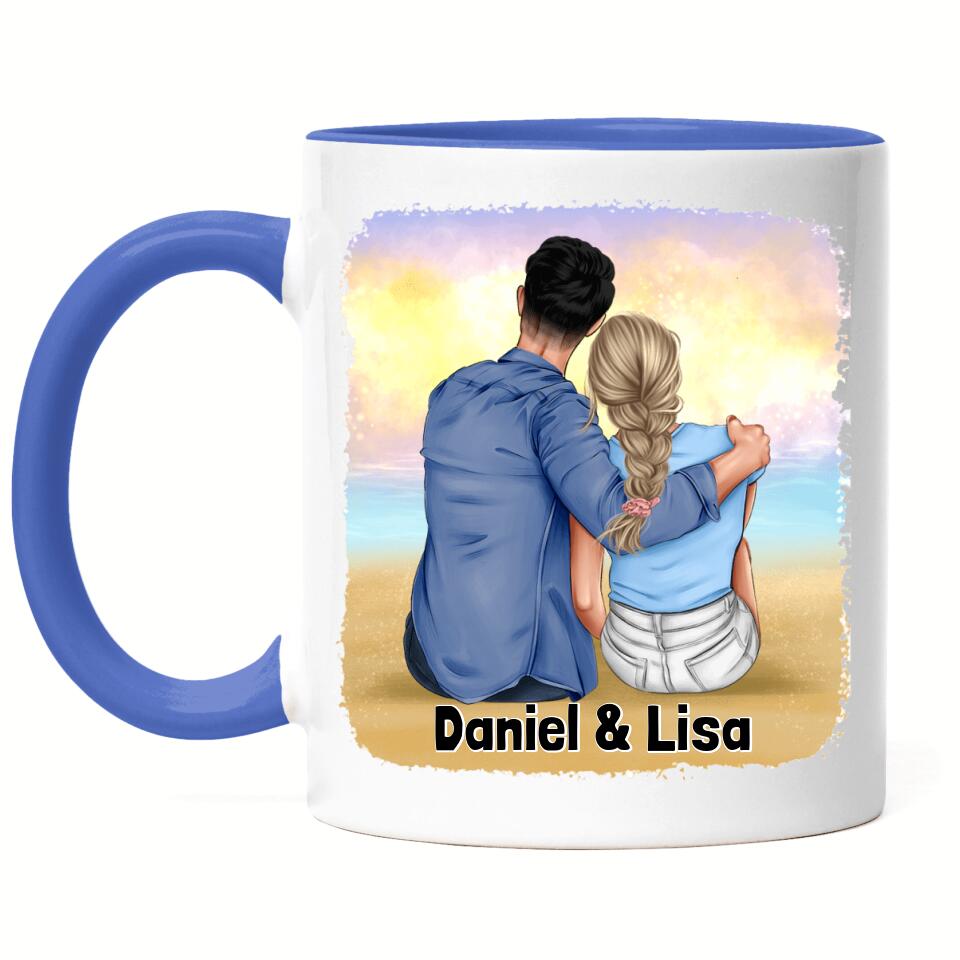 Pärchen Tasse - Personalisiert -F09