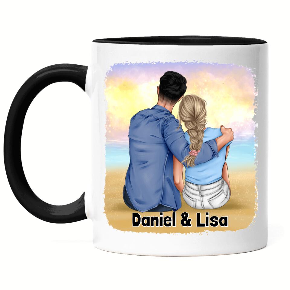 Pärchen Tasse - Personalisiert -F09