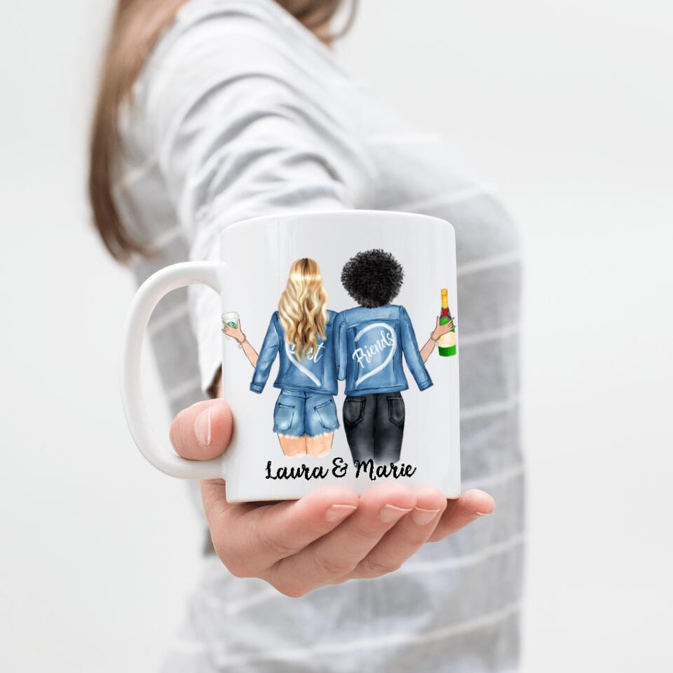 Beste Freundinnen Tasse - F02