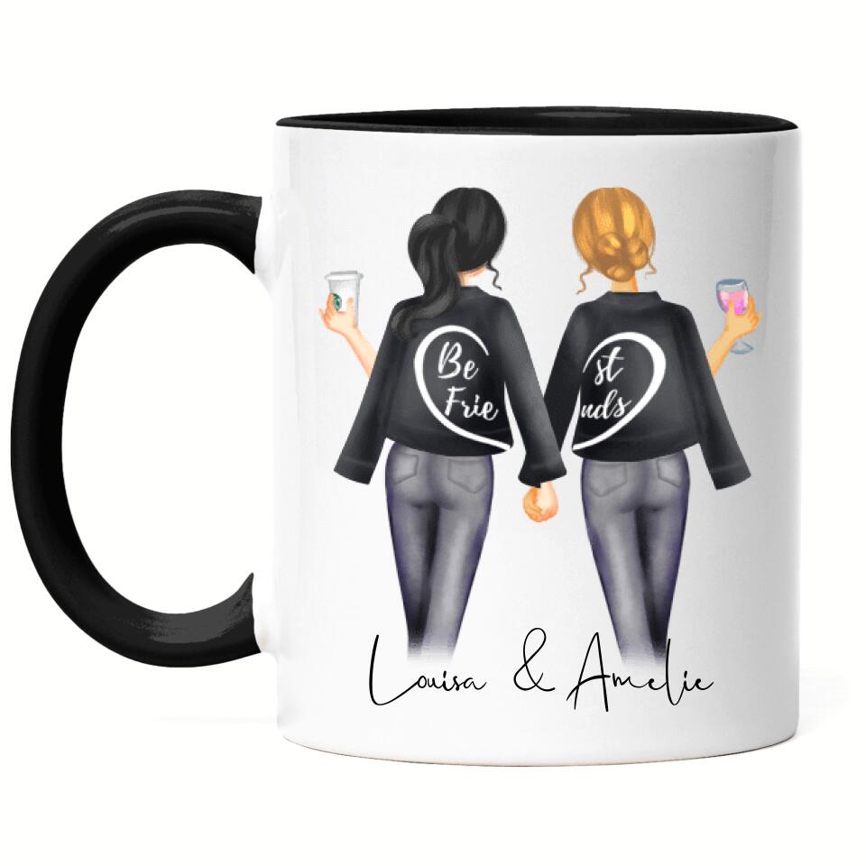 Beste Freundin Tasse - Personalisiert - F05