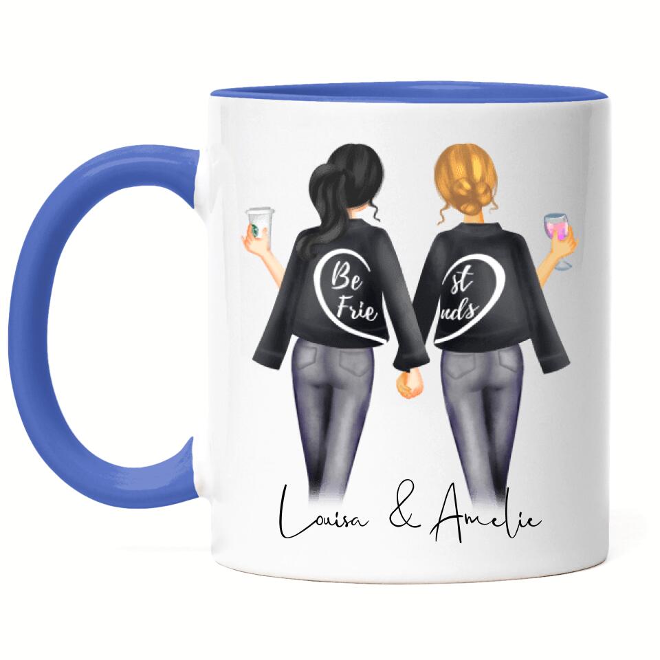 Beste Freundin Tasse - Personalisiert - F05