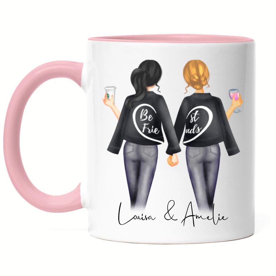 Beste Freundin Tasse - Personalisiert - F05