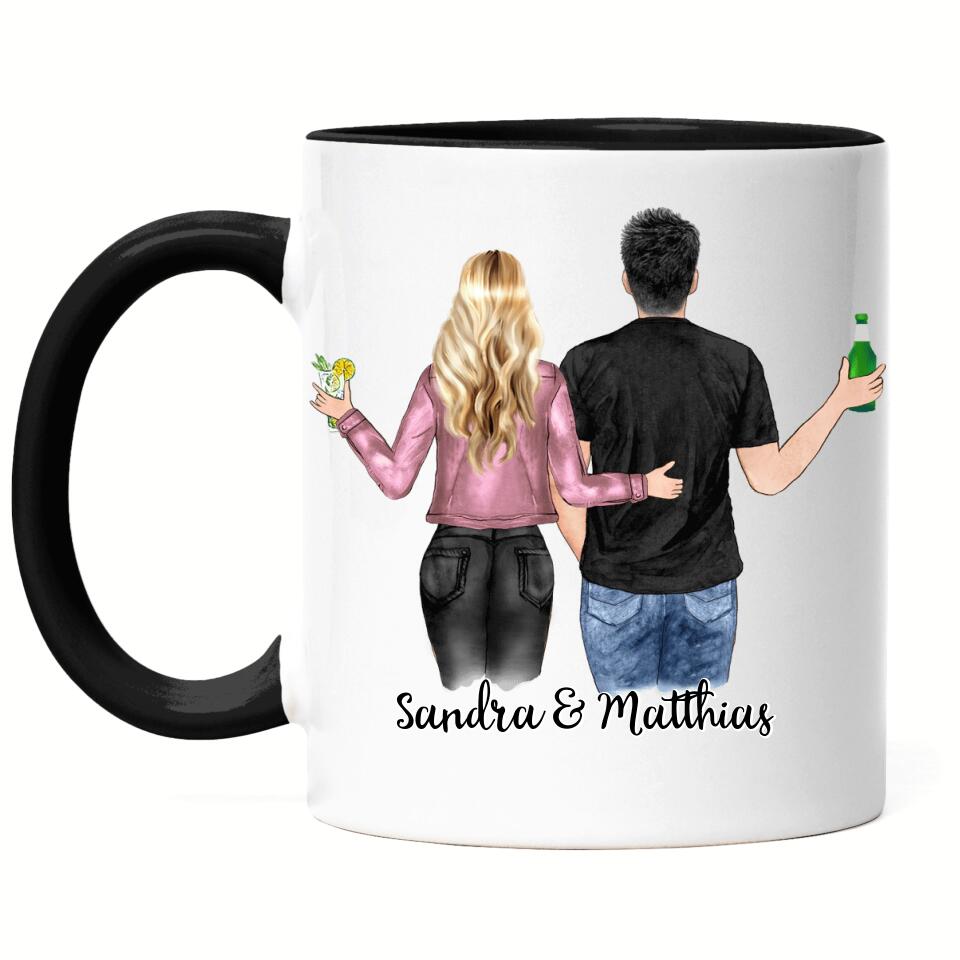 Pärchen Tasse - Personalisiert - F03