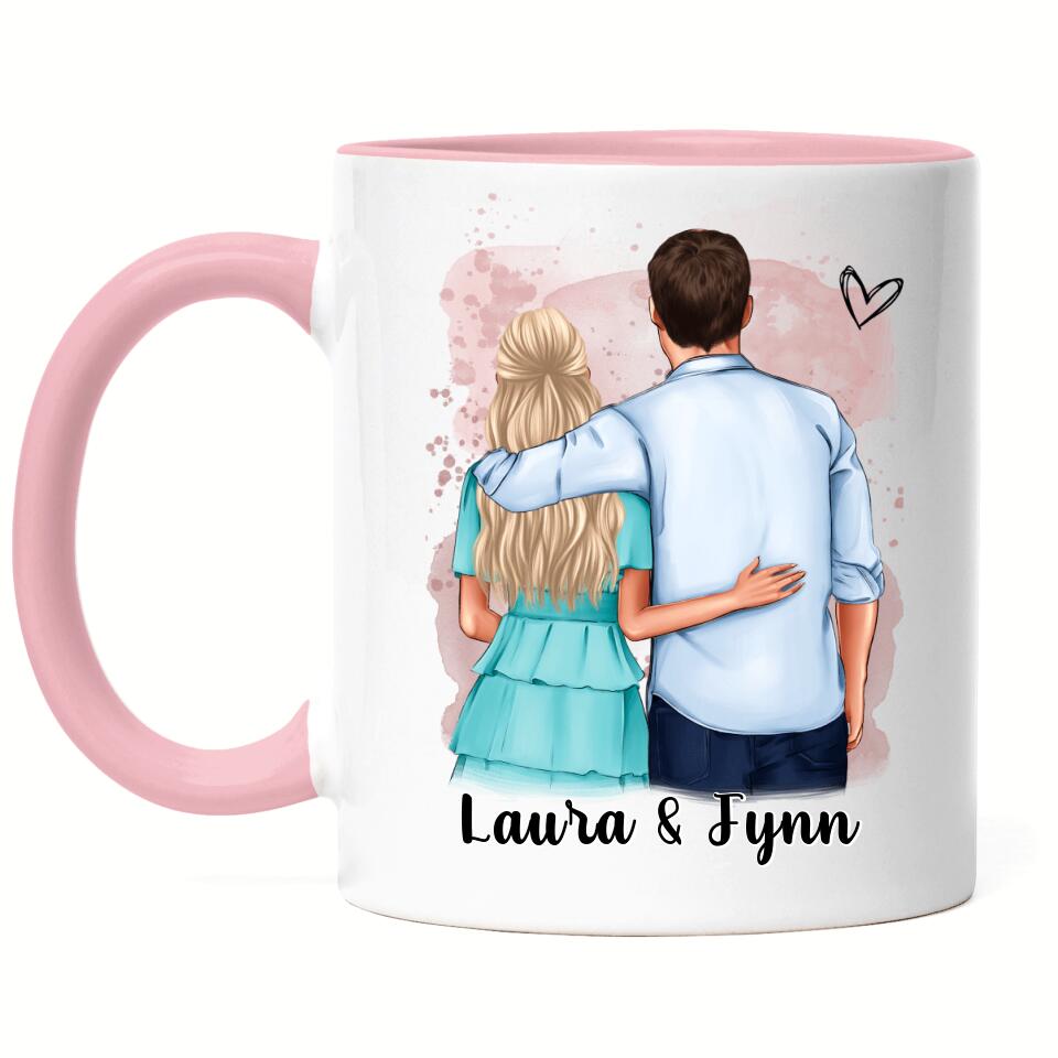 Pärchen Tasse  - Personalisiert - F18