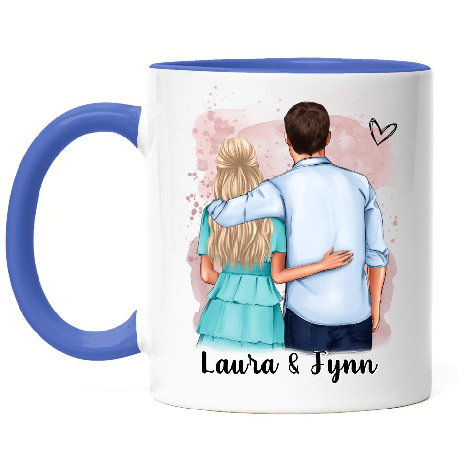 Pärchen Tasse  - Personalisiert - F18