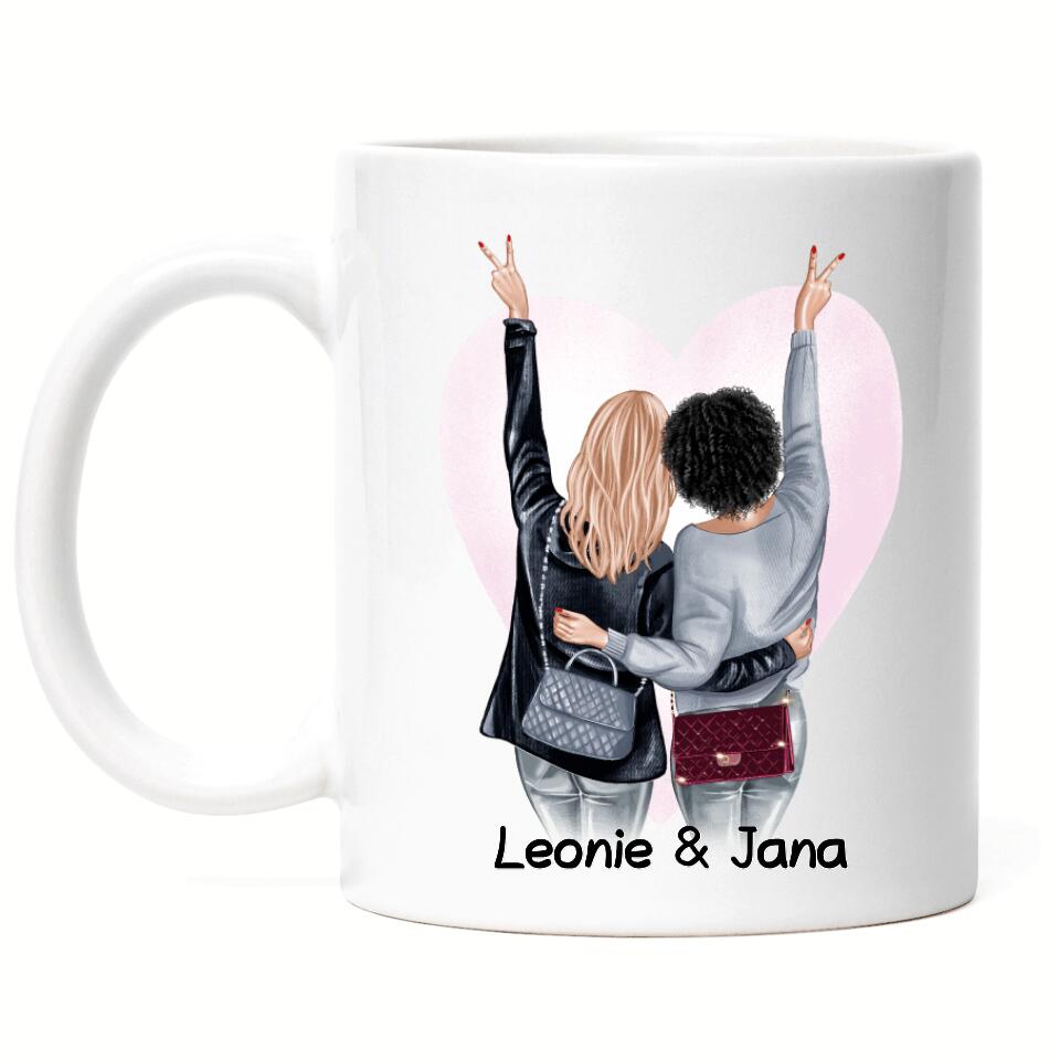 Freundinnen Tasse - Personalisiert - F21