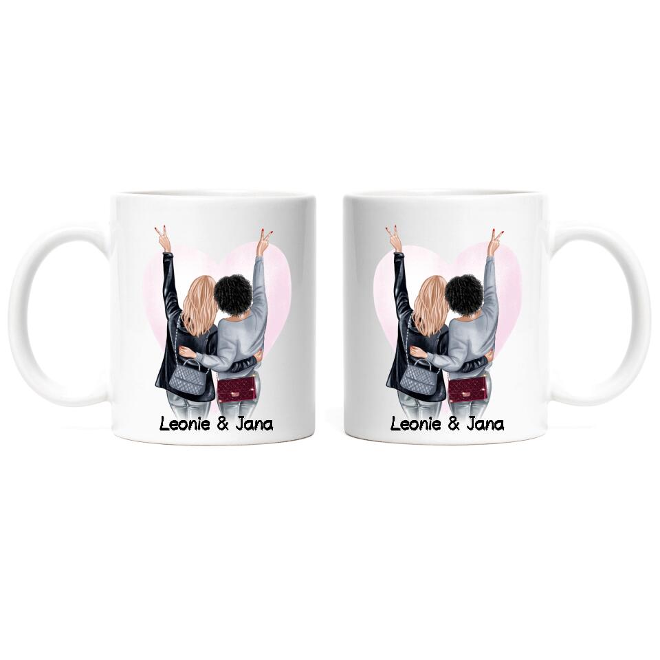 Freundinnen Tasse - Personalisiert - F21