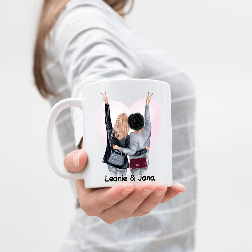 Freundinnen Tasse - Personalisiert - F21