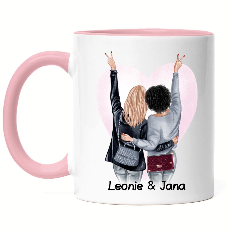 Freundinnen Tasse - Personalisiert - F21