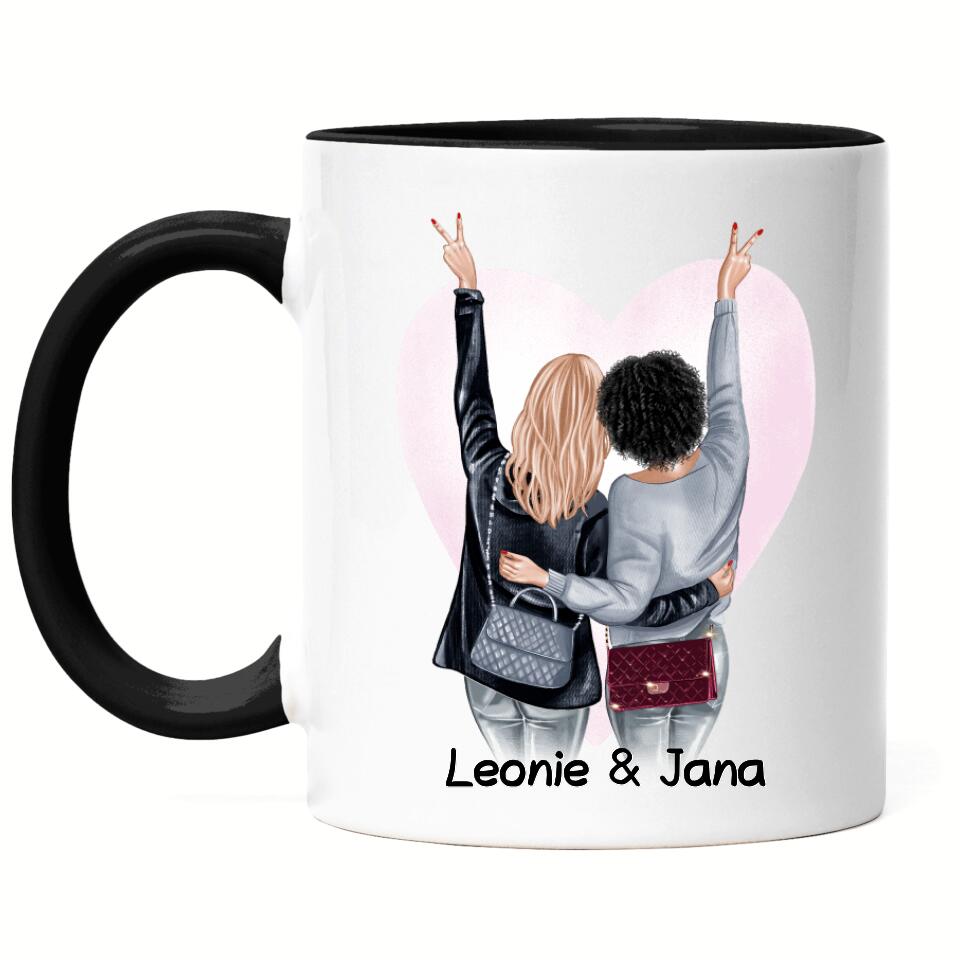 Freundinnen Tasse - Personalisiert - F21