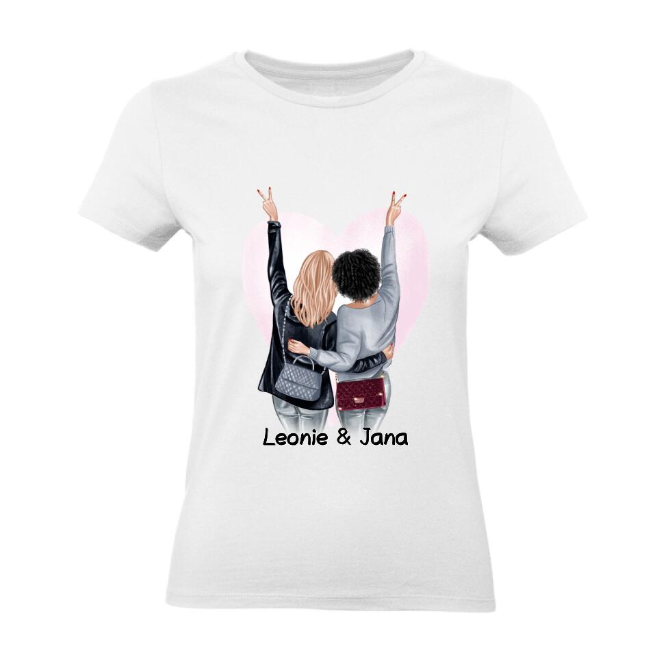 Freundinnen T-Shirt - Personalisiert - F21