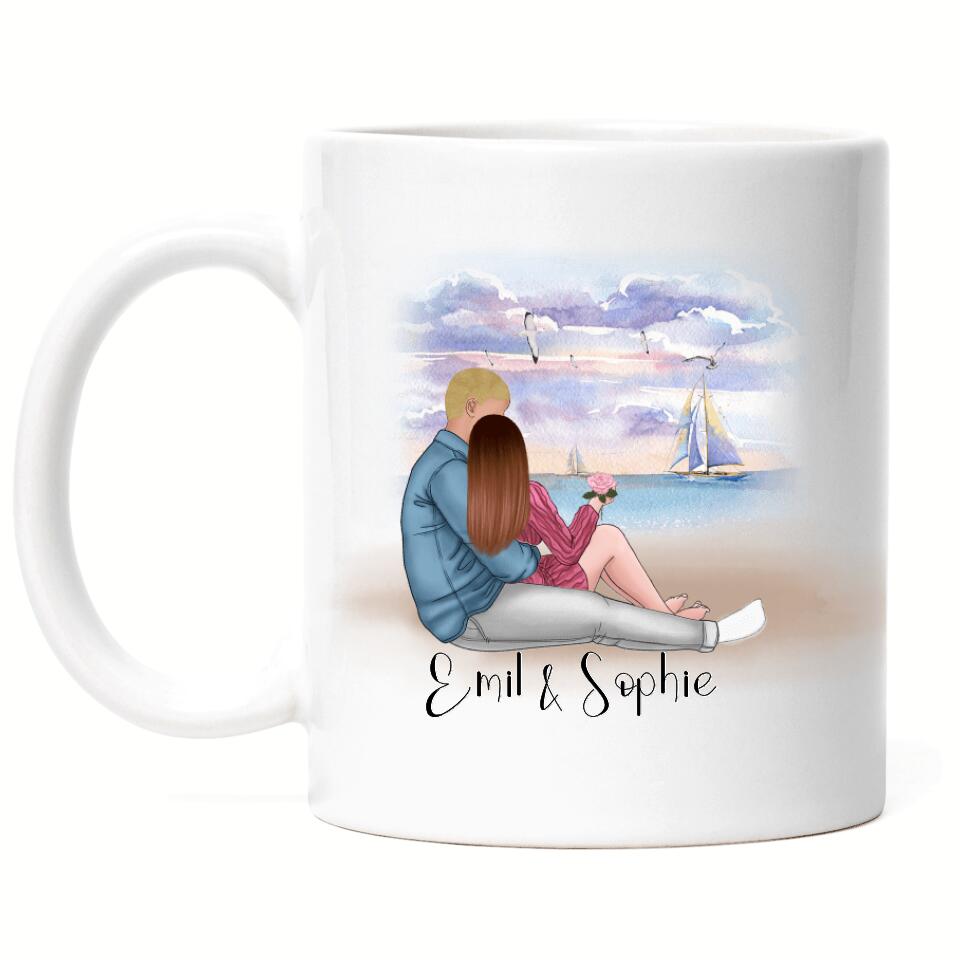 Pärchen Tasse - Personalisiert - F19