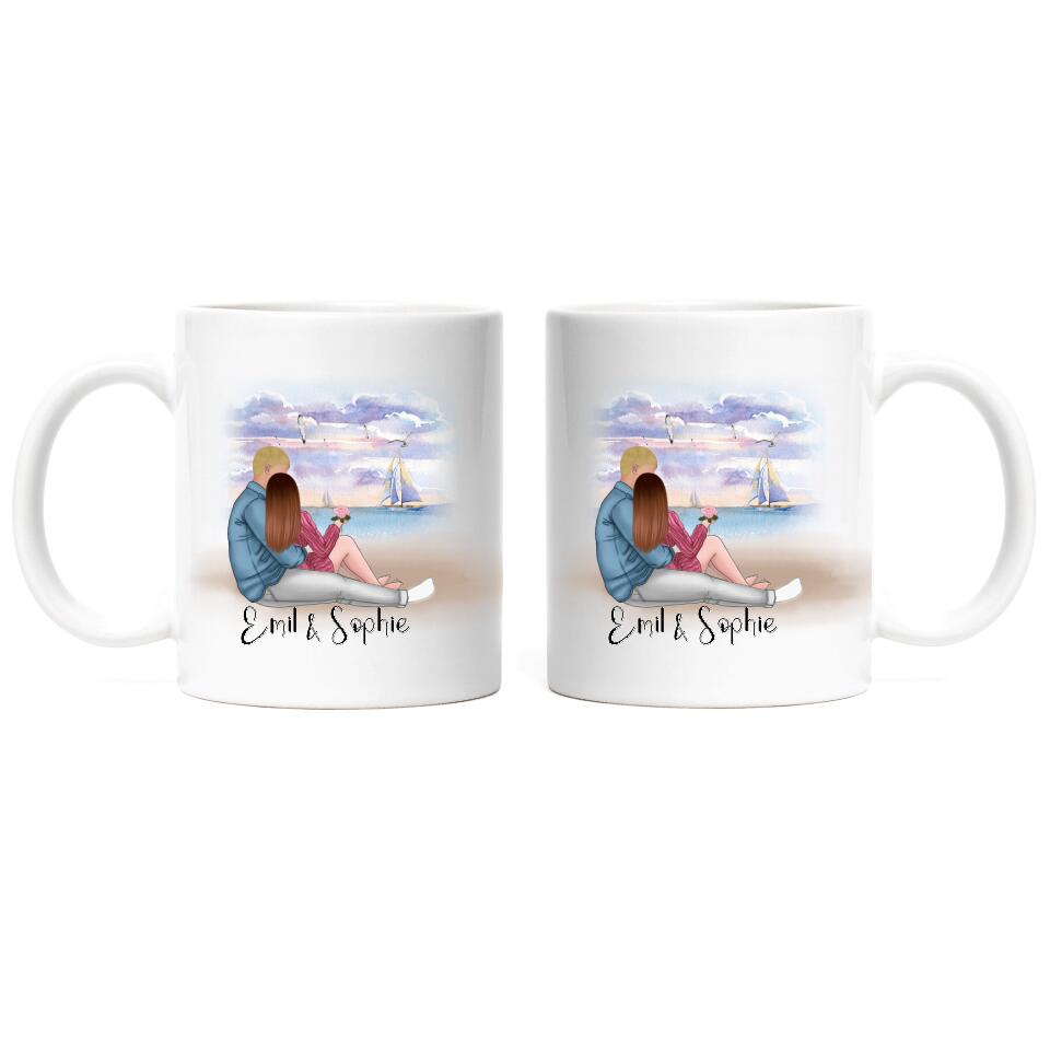 Pärchen Tasse - Personalisiert - F19