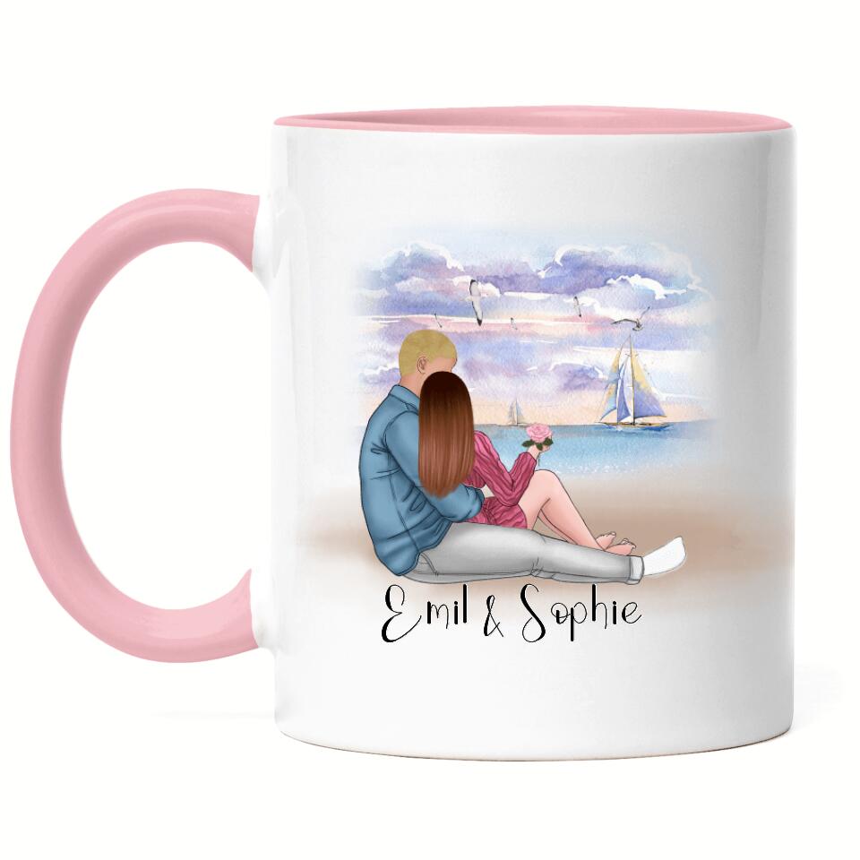 Pärchen Tasse - Personalisiert - F19