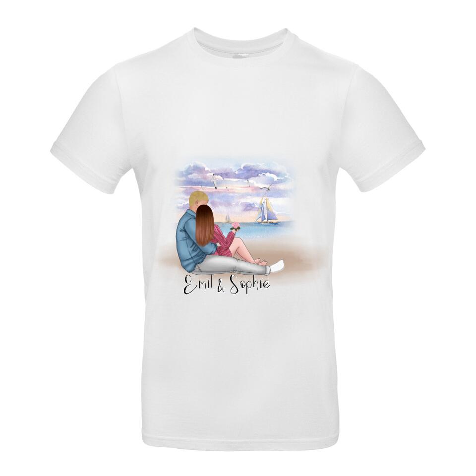 Pärchen T-Shirt - Personalisiert - F19