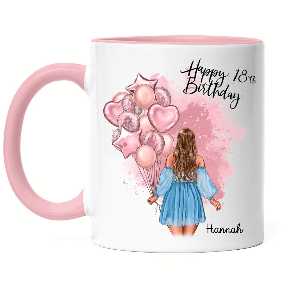 Geburtstag Tasse Frau - Personalisiert - G28