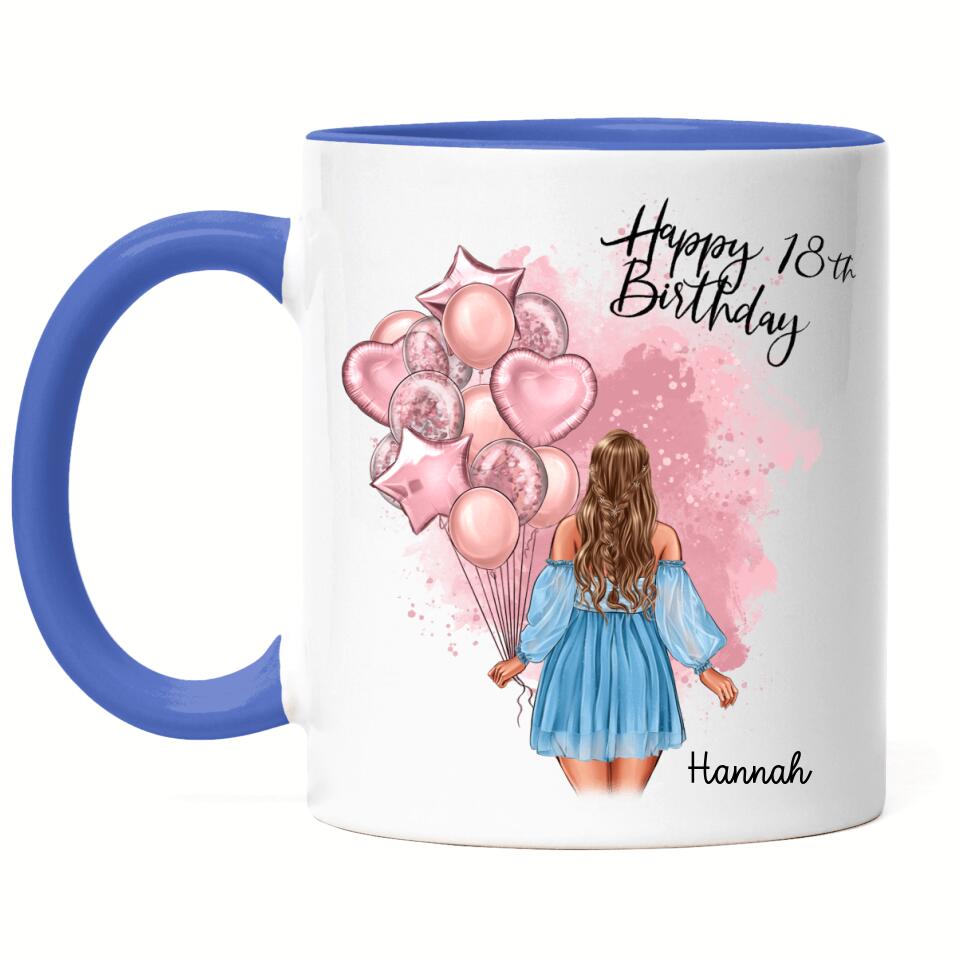 Geburtstag Tasse Frau - Personalisiert - G28