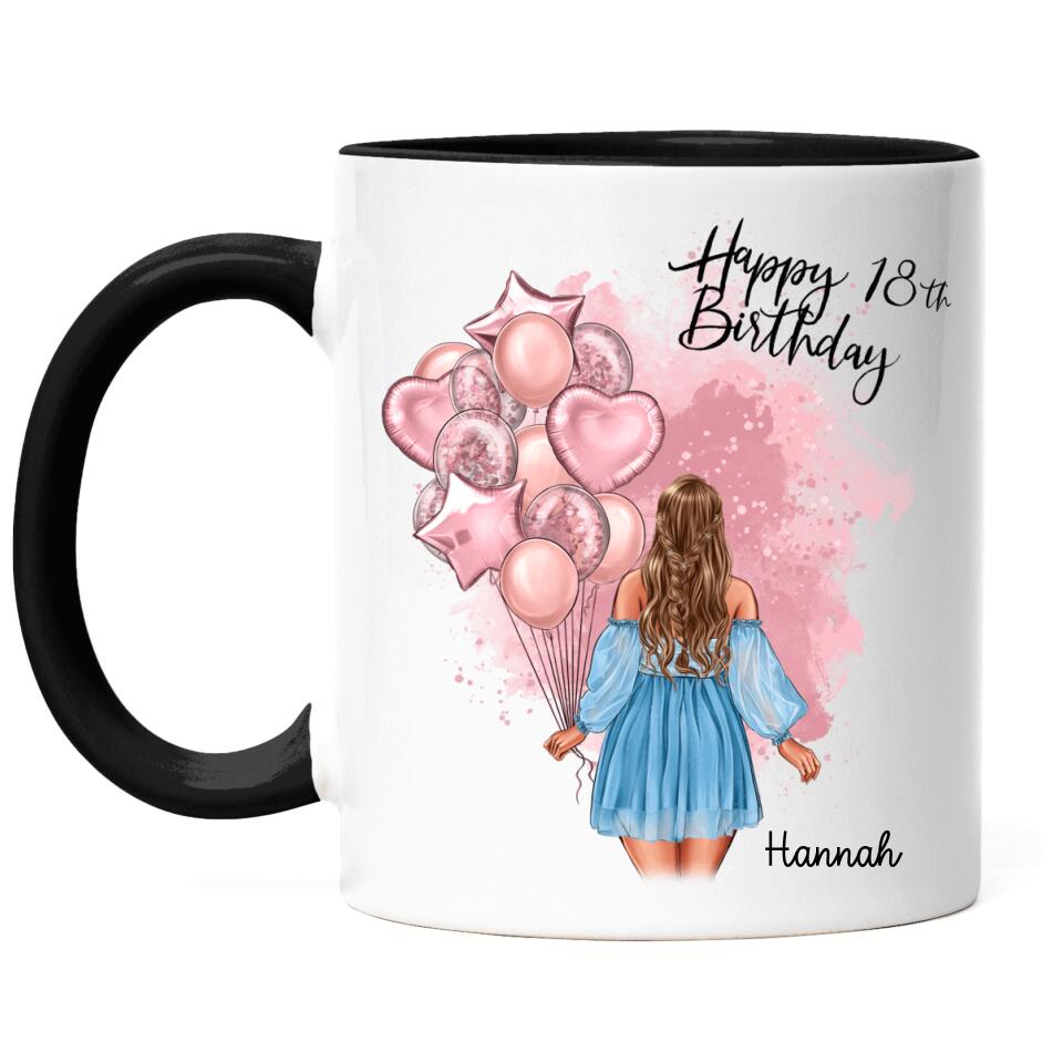 Geburtstag Tasse Frau - Personalisiert - G28