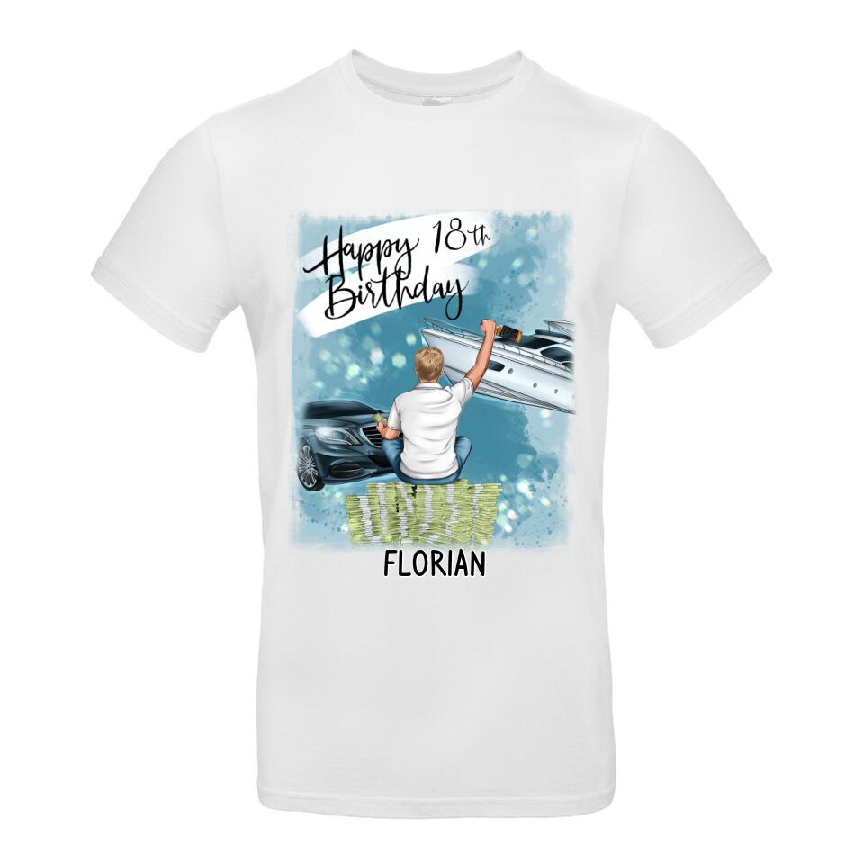 Geburtstag T-Shirt Mann - Personalisiert - G27