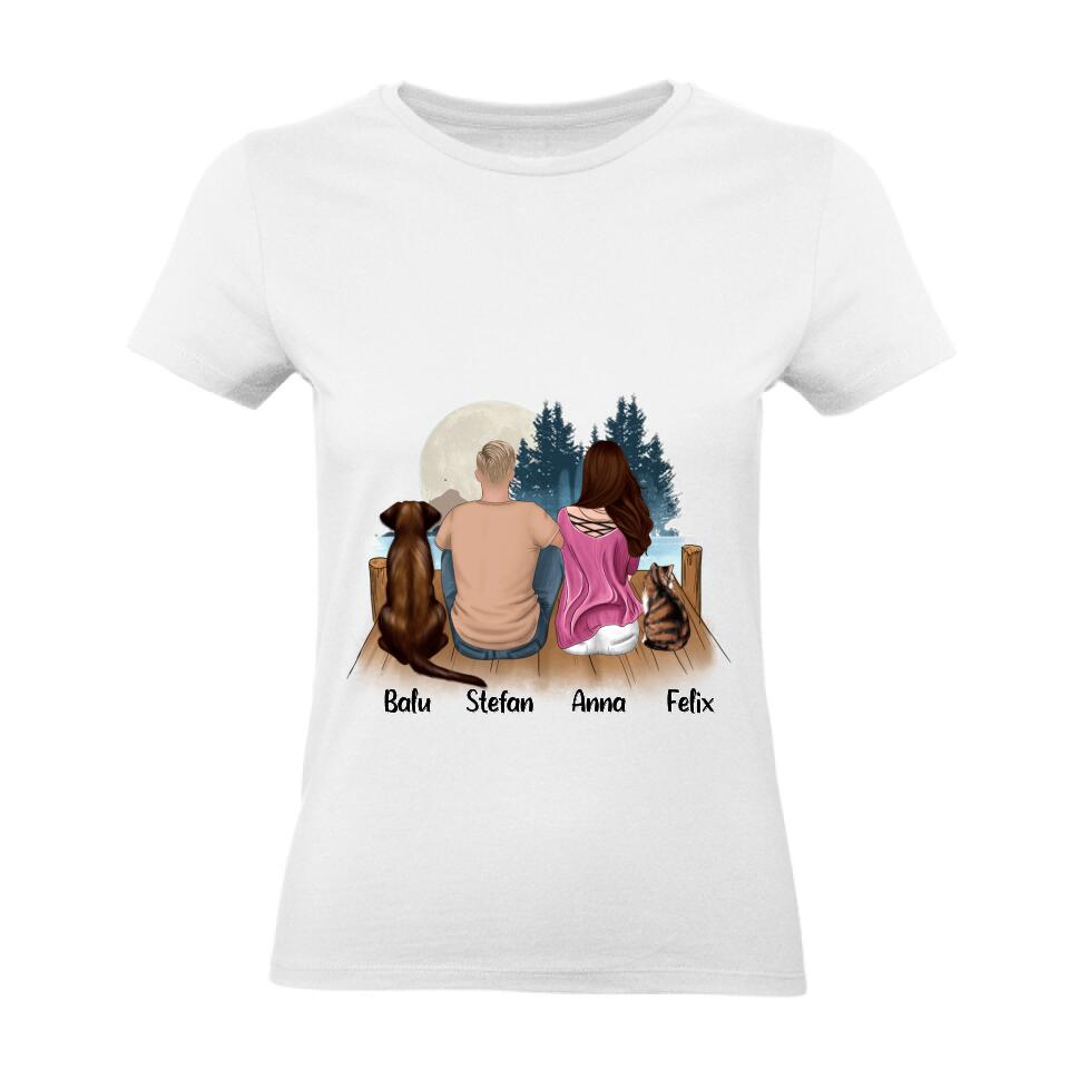 Pärchen Haustier T-Shirt Hund und / oder Katze -  P04