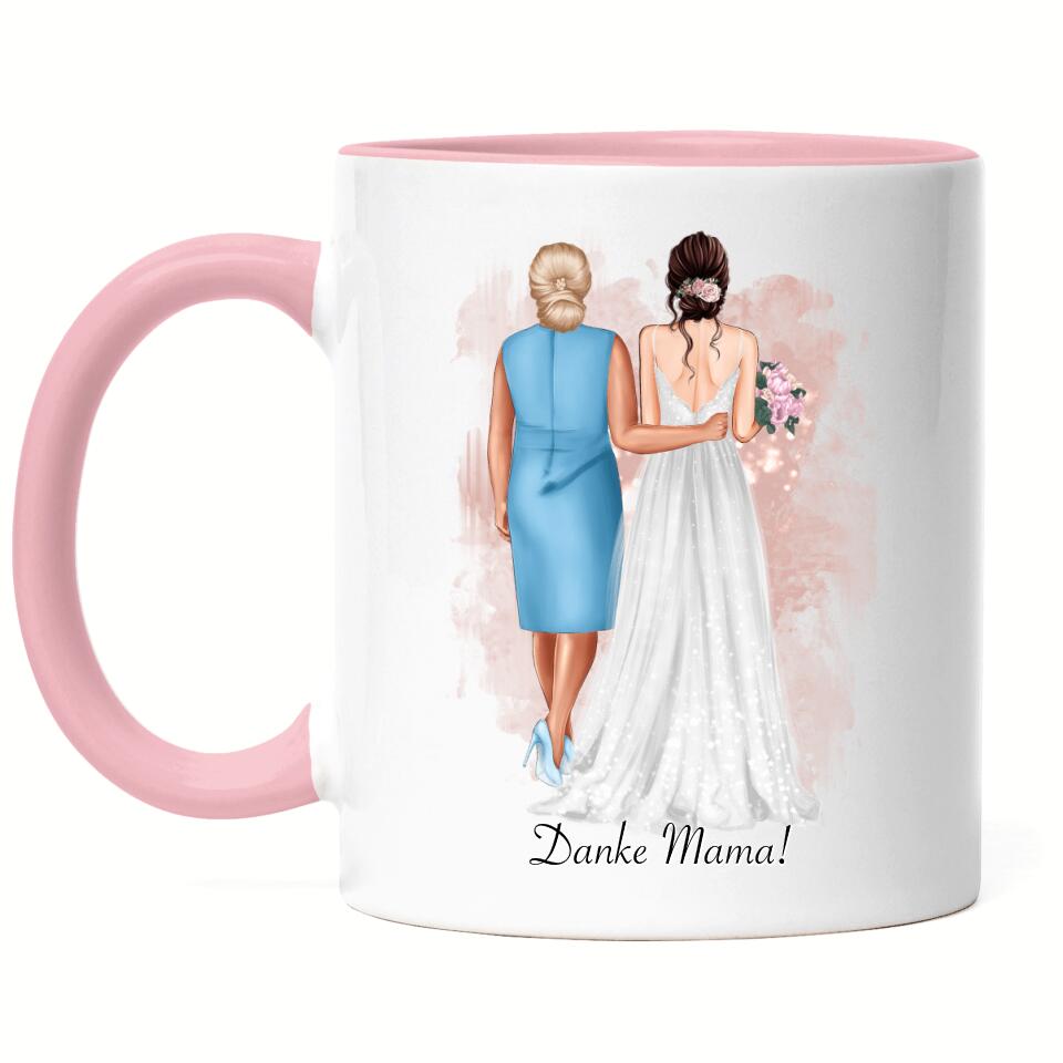 Mutter & Braut Tasse zur Hochzeit - H10