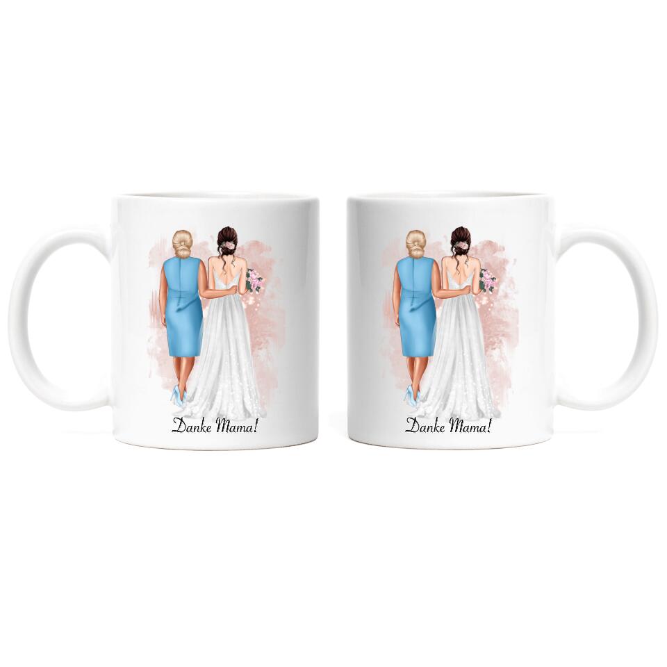 Mutter & Braut Tasse zur Hochzeit - H10