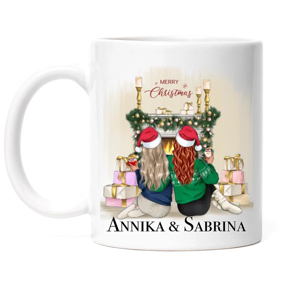 Beste Freundinnen Tasse Weihnachten - F11