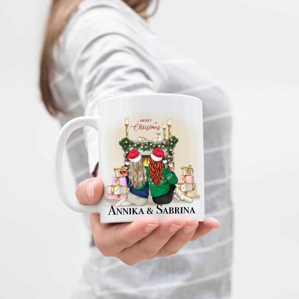 Beste Freundinnen Tasse Weihnachten - F11