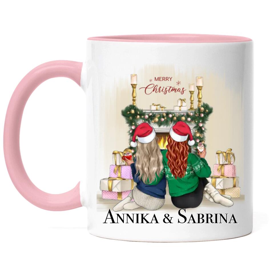 Beste Freundinnen Tasse Weihnachten - F11