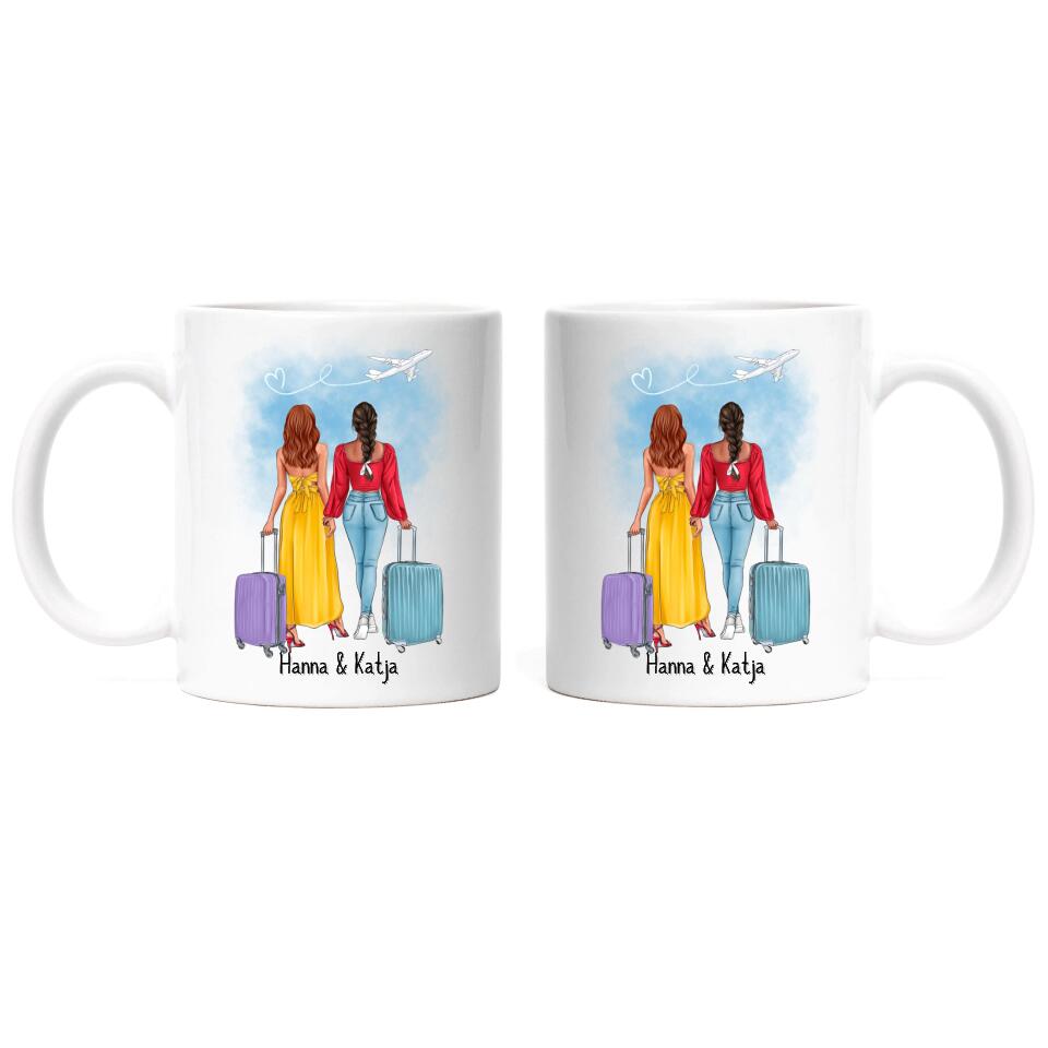 Beste Freundinnen Tasse Reise - I09