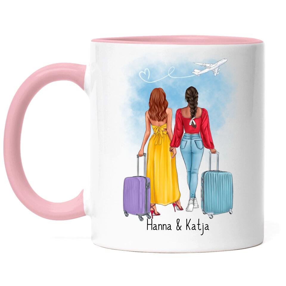 Beste Freundinnen Tasse Reise - I09