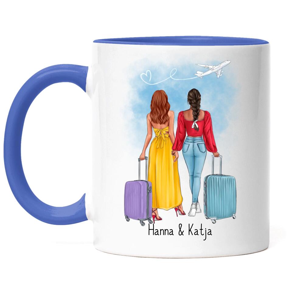 Beste Freundinnen Tasse Reise - I09