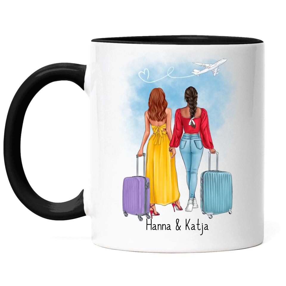 Beste Freundinnen Tasse Reise - I09