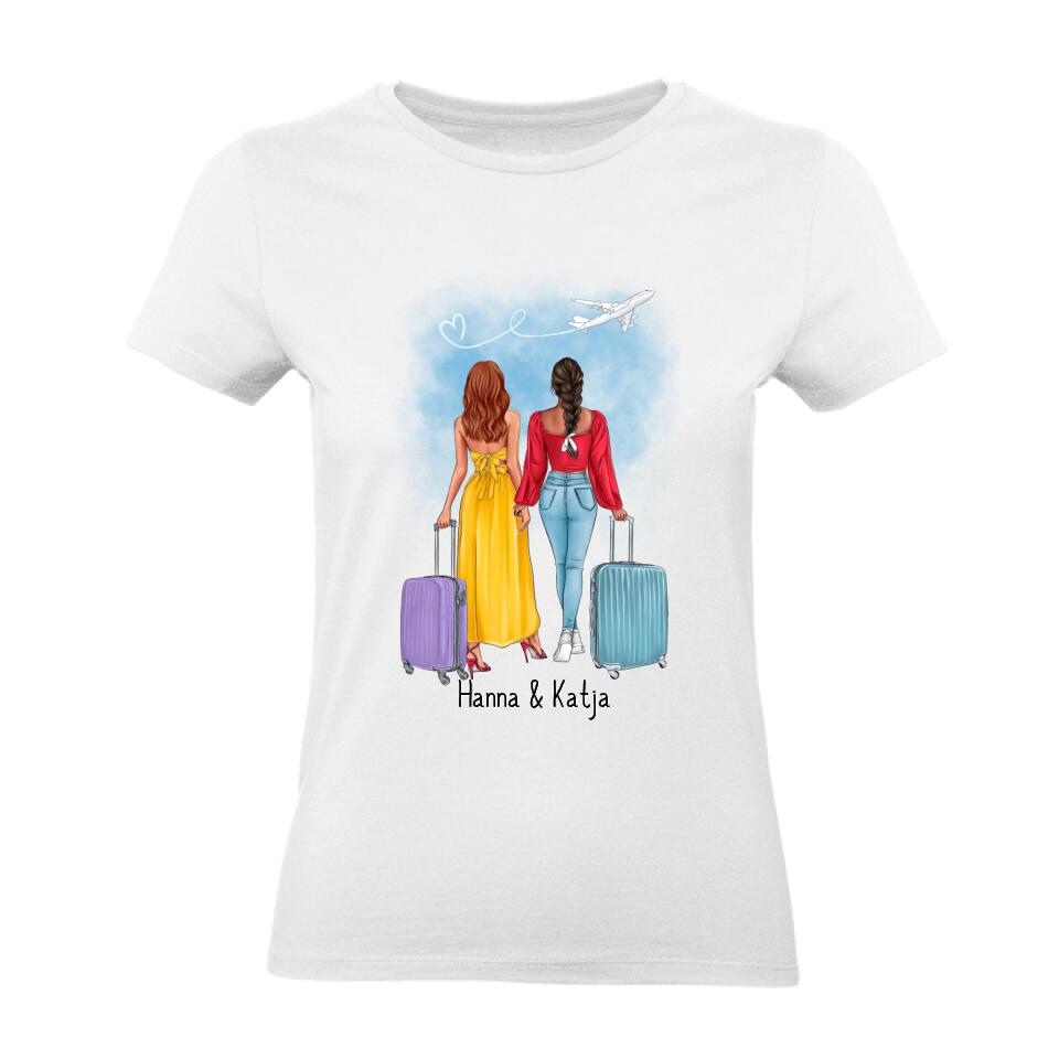 Beste Freundinnen T-Shirt Reise - I09