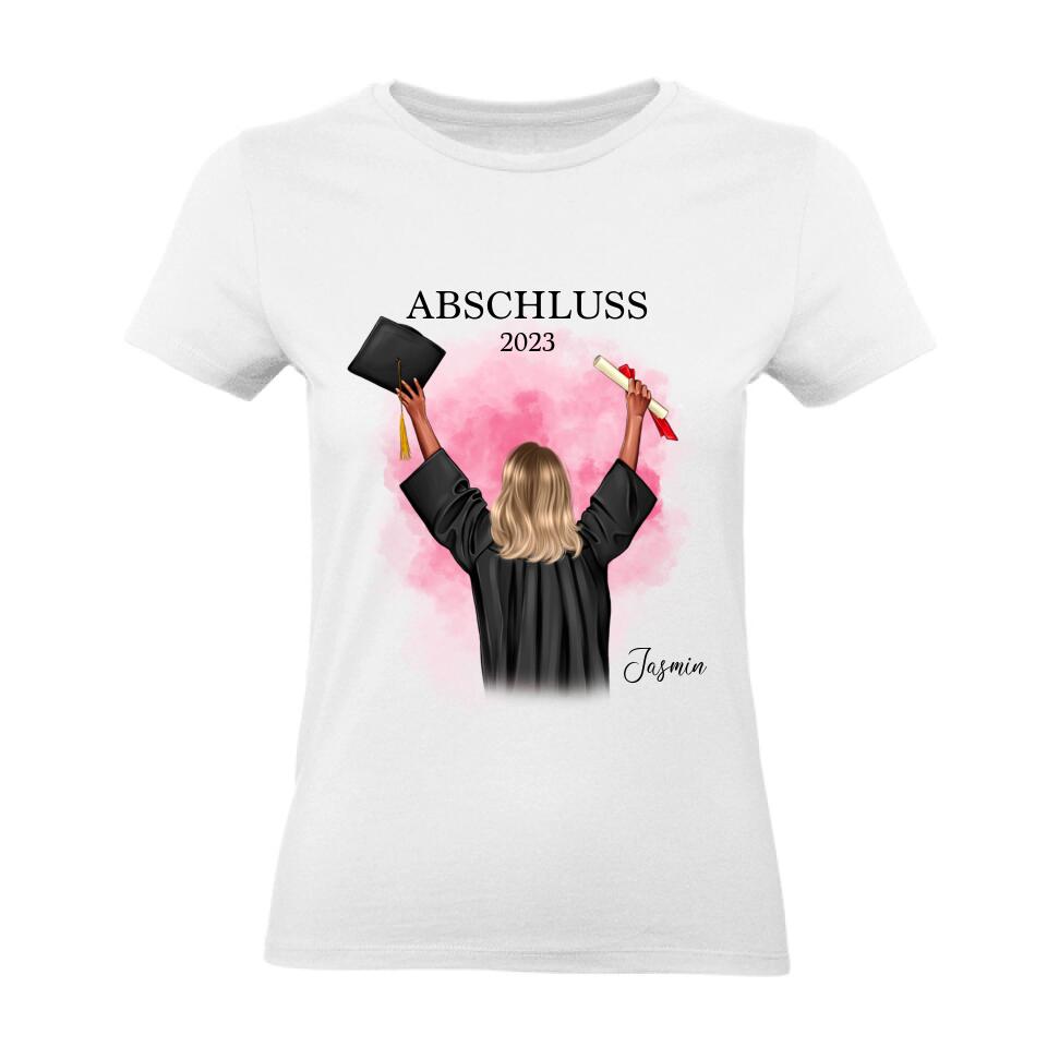 Abschluss T-Shirt Damen - Personalisiert - A23