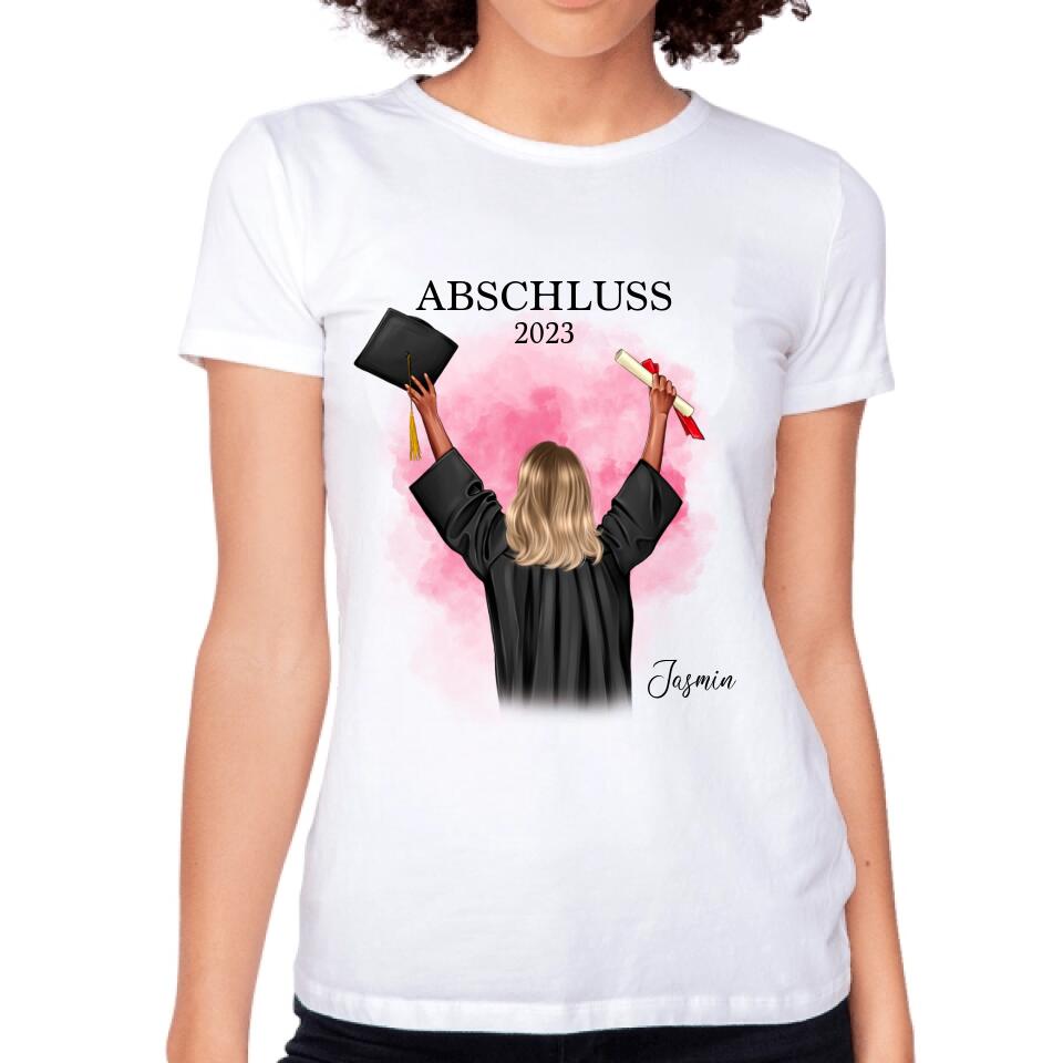 Abschluss T-Shirt Damen - Personalisiert - A23