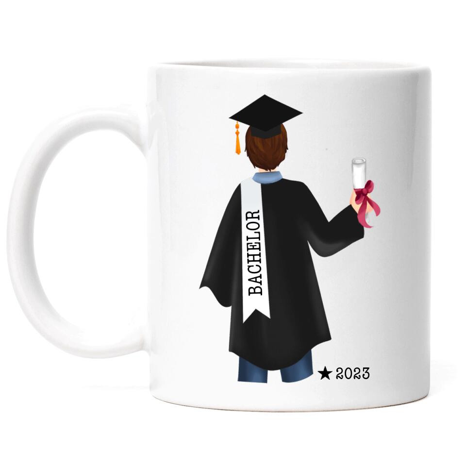 Abschluss Tasse Herren Bachelor Master - A19