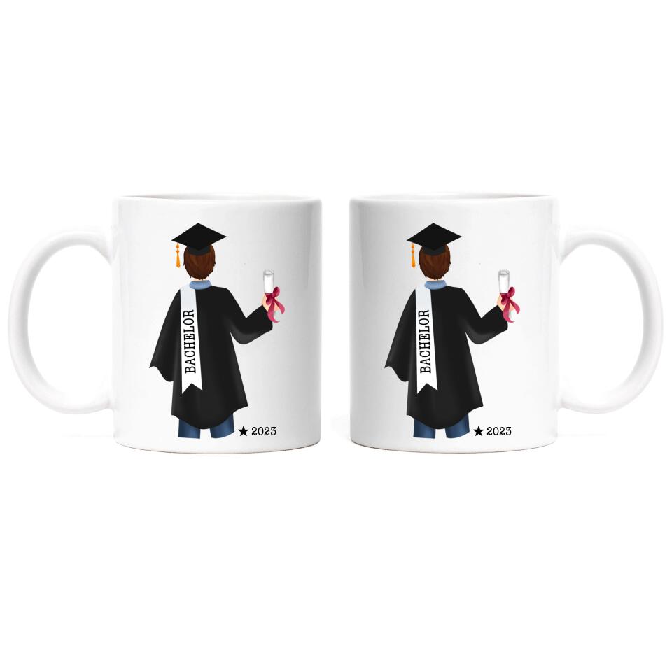 Abschluss Tasse Herren Bachelor Master - A19