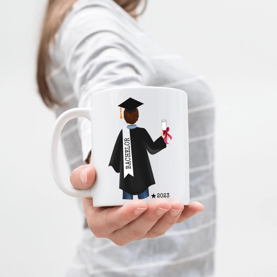 Abschluss Tasse Herren Bachelor Master - A19