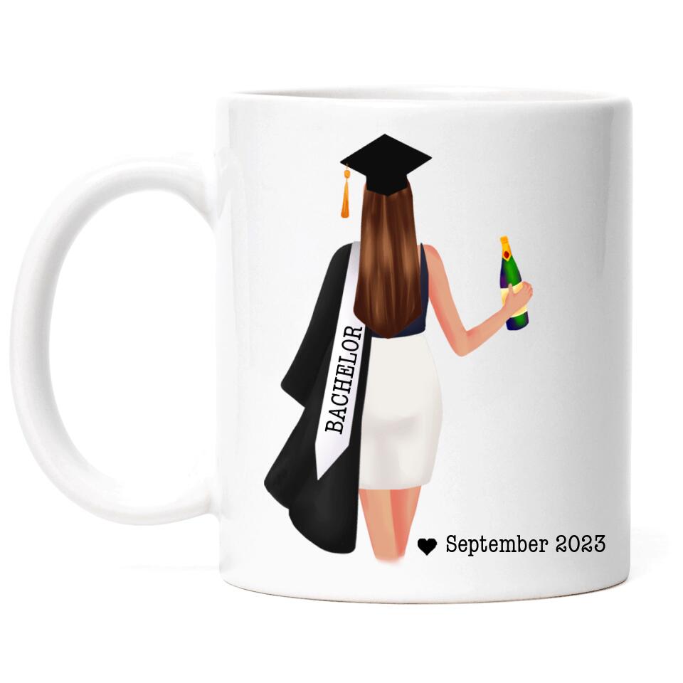 Abschluss Tasse Damen Bachelor Master - A18