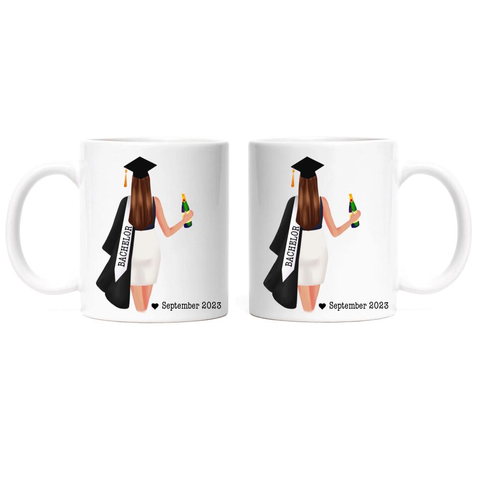 Abschluss Tasse Damen Bachelor Master - A18