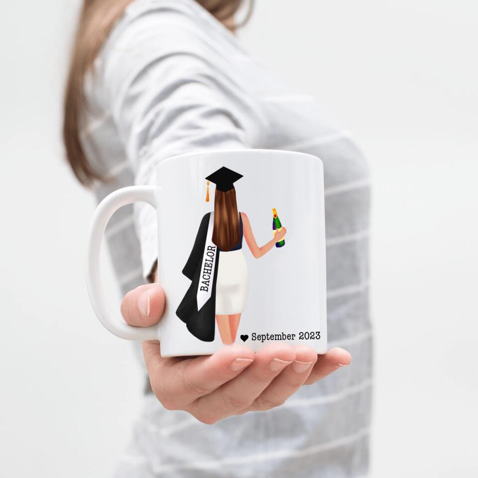 Abschluss Tasse Damen Bachelor Master - A18