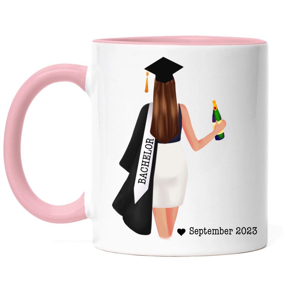 Abschluss Tasse Damen Bachelor Master - A18