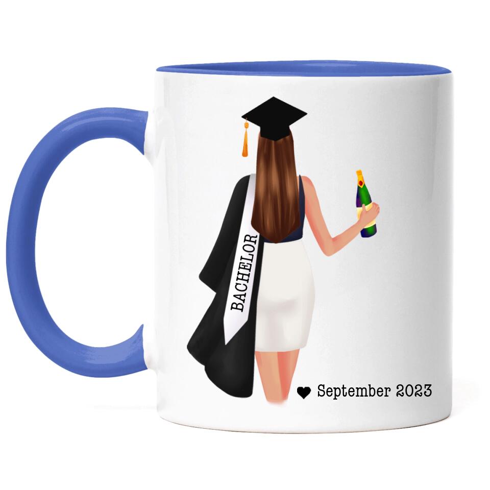 Abschluss Tasse Damen Bachelor Master - A18