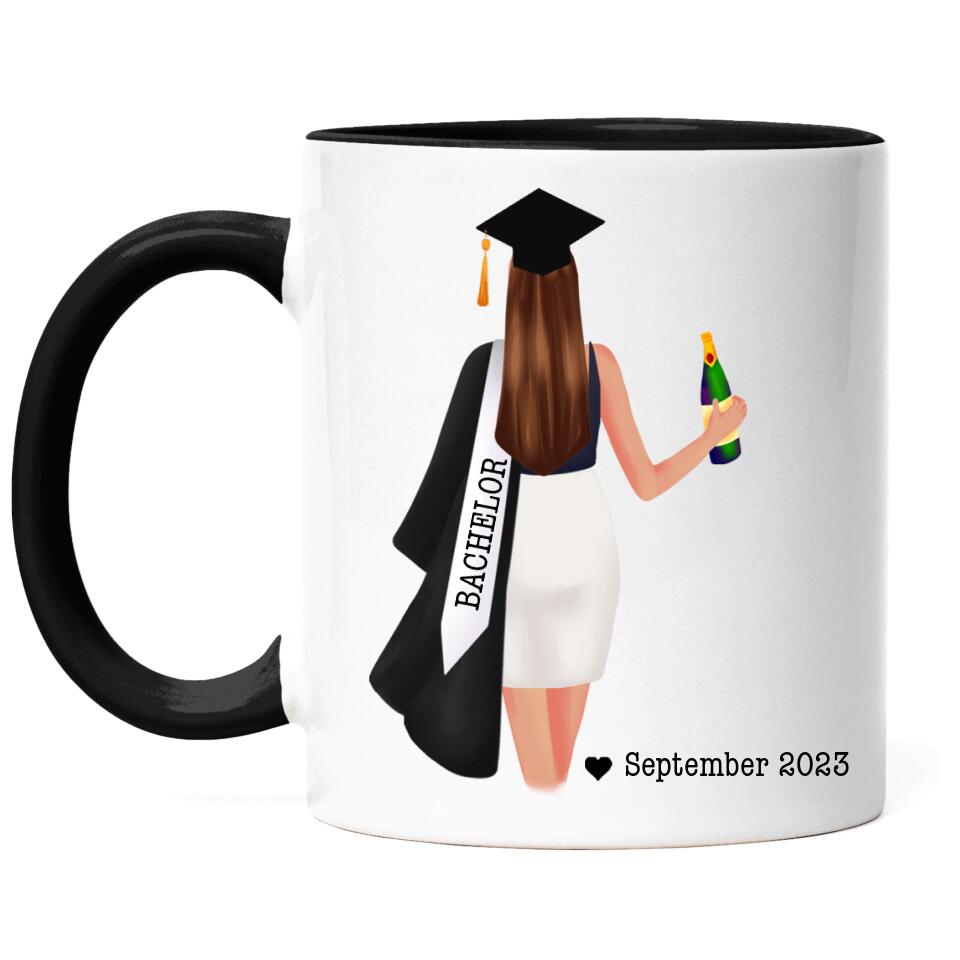 Abschluss Tasse Damen Bachelor Master - A18