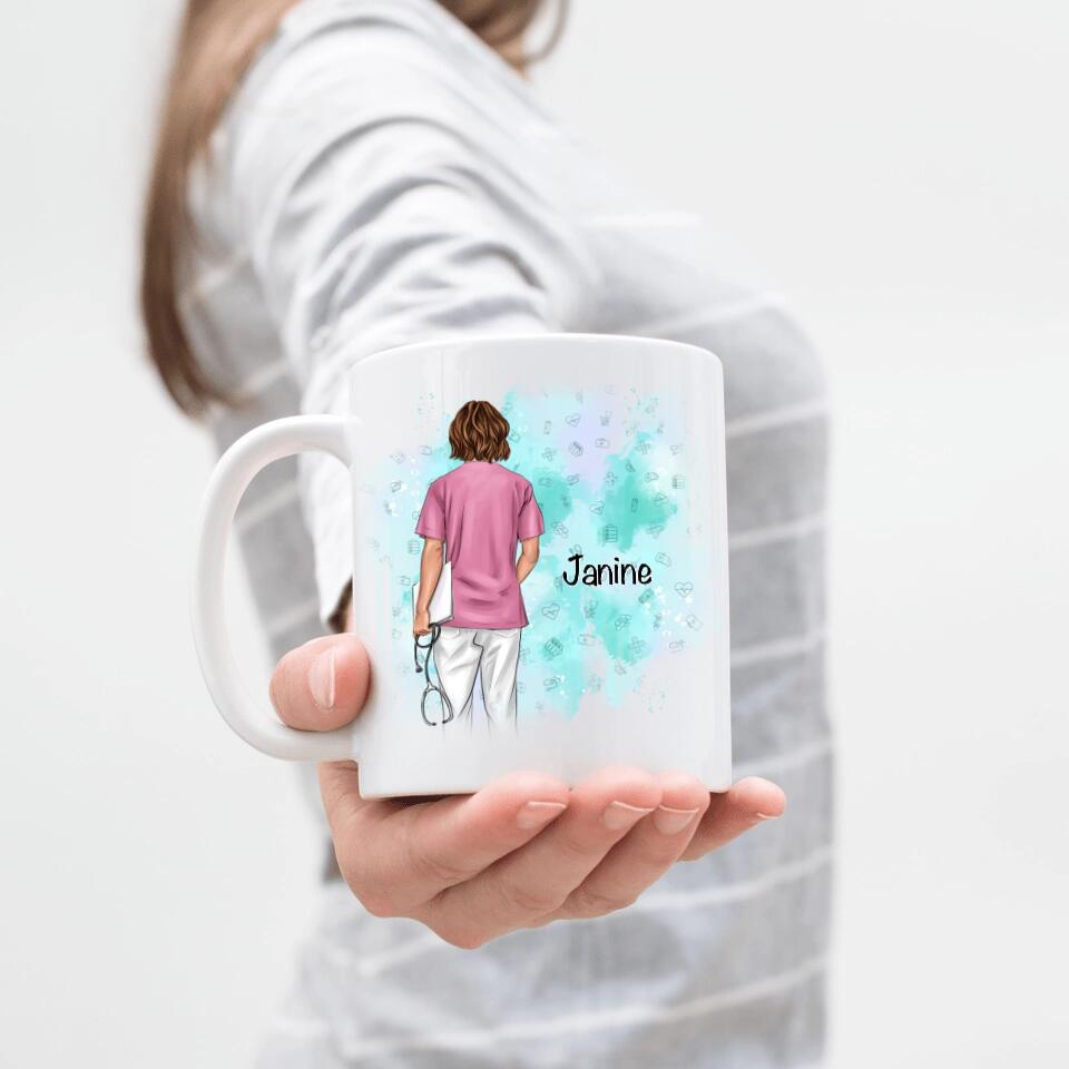 Krankenschwester MFA Pflegerin Ärztin Tasse - J02