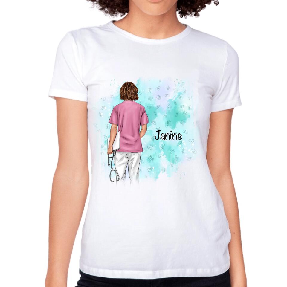 Krankenschwester MFA Pflegerin Ärztin T-Shirt - J02