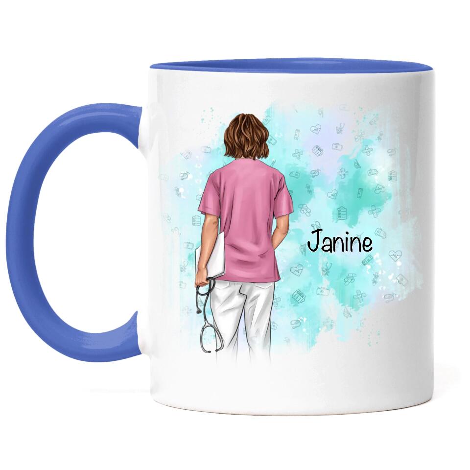 Krankenschwester MFA Pflegerin Ärztin Tasse - J02